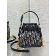 Dior C'est Small Bag Blue Oblique Jacquard