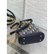 Dior C'est Small Bag Blue Oblique Jacquard