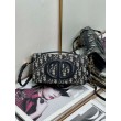 Dior CD Signature Mini Bag Blue Oblique Jacquard