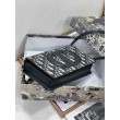 Dior CD Signature Mini Bag Blue Oblique Jacquard