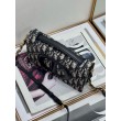 Dior CD Signature Mini Bag Blue Oblique Jacquard