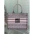 Dior Medium Book Tote Bag Pink Miss Dior Allover Embroidery Dior Medium Book Tote Bag Pink Miss Dior Allover Embroidery