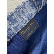 Dior Mini Book Tote con Tracolla Blu Denim Oblique Jacquard