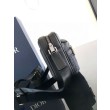 Dior Mini Rider 2.0 Borse Replica a tracolla con cerniera Nero Oblique con Nero