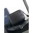 Dior Mini Rider 2.0 Borse Replica a tracolla con cerniera Nero Oblique con Nero