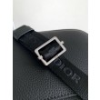 Dior Mini Rider 2.0 Borse Replica a tracolla con cerniera Nero Oblique con Nero