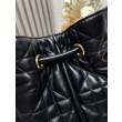 Dior Nolita Media Borsa Nera Macrocannage Pelle di Agnello