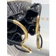 Dior Nolita Media Borsa Nera Macrocannage Pelle di Agnello