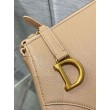 Dior Saddle Rodeo Pouch Biscuit Goatskin