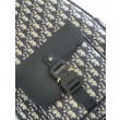 Dior Saddle Zaino con cerniera Beige Oblique Jacquard