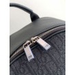 Dior Saddle Zaino con cerniera Nero Oblique Jacquard