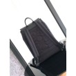 Dior Saddle Zaino con patta Nero Oblique Jacquard