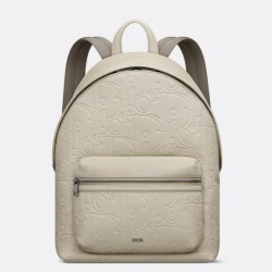 Replica Perfette Dior Rider 2.0 Zaino con cerniera Beige Gravity imitazioni