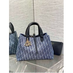 Borse Replica Dior Toujours media Blue Denim Oblique Jacquard Borse Replica Dior Toujours media Blue Denim Oblique Jacquard