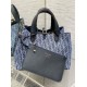 Borse Replica Dior Toujours media Blue Denim Oblique Jacquard qualità specchio Replica Perfette Borse Dior Toujours media Blue Denim Oblique Jacquard imitazioni