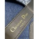 Borse Replica Dior Toujours media Blue Denim Oblique Jacquard qualità specchio Replica Perfette Borse Dior Toujours media Blue Denim Oblique Jacquard imitazioni