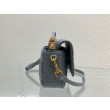 Pouch Dior Caro In pelle di vitello Cannage blu nuvola