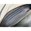 Pouch Dior Caro In pelle di vitello Cannage blu nuvola