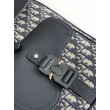 Zaino Dior Saddle con Patta Jacquard Beige Obliquo