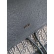 Zaino Dior Saddle con Patta Jacquard Grigio Obliquo