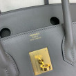 Borsa a spalla Hermès Birkin Light 29 Etain in pelle di vitello Swift Borsa a spalla Hermès Birkin Light 29 Etain in pelle di vitello Swift