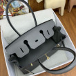 Borsa a spalla Hermès Birkin Light 29 Etain in pelle di vitello Swift Borsa a spalla Hermès Birkin Light 29 Etain in pelle di vitello Swift