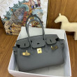 Borsa a spalla Hermès Birkin Light 29 Etain in pelle di vitello Swift Borsa a spalla Hermès Birkin Light 29 Etain in pelle di vitello Swift
