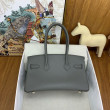 Borsa a spalla Hermès Birkin Light 29 Etain in pelle di vitello Swift Borsa a spalla Hermès Birkin Light 29 Etain in pelle di vitello Swift