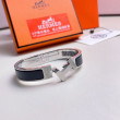 Qualità superiore replica Bracciale Clic HH Hermès in smalto nero