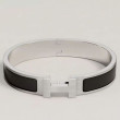 Qualità superiore replica Bracciale Clic HH Hermès in smalto nero