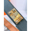Cintura Hermès Collier de Chien 32 Nero Epsom Vitello Cintura Hermès Collier de Chien 32 Nero Epsom Vitello
