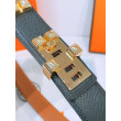 Cintura Hermès Collier de Chien 32 Nero Epsom Vitello Cintura Hermès Collier de Chien 32 Nero Epsom Vitello