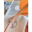 Pari all'originale replica Cintura Hermès Kelly 18 Biscuit Epsom