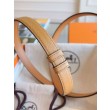 Pari all'originale replica Cintura Hermès Kelly 18 Biscuit Epsom