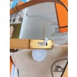 Pari all'originale replica Cintura Hermès Kelly 18 Biscuit Epsom