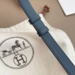 Cintura Hermès Kelly 18 Blu Notte Epsom