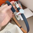 Cintura Hermès Kelly 18 Blu Notte Epsom