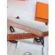 Qualità superiore replica Cintura Hermès Kelly 18 Caramello Alligatore Lucido Qualità superiore replica Cintura Hermès Kelly 18 Caramello Alligatore Lucido