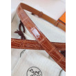 Qualità superiore replica Cintura Hermès Kelly 18 Caramello Alligatore Lucido Qualità superiore replica Cintura Hermès Kelly 18 Caramello Alligatore Lucido
