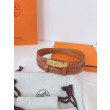 Qualità superiore replica Cintura Hermès Kelly 18 Caramello Alligatore Lucido Qualità superiore replica Cintura Hermès Kelly 18 Caramello Alligatore Lucido