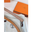 Cintura Hermès Kelly 18 in alligatore lucido color tourterelle