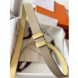 Cintura Hermès Kelly 18 in tela Officier ed Epsom
