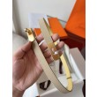 Cintura Hermès Kelly 18 in tela Officier ed Epsom