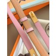 Cintura Hermès Kelly 18 Rosa Epsom