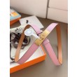 Cintura Hermès Kelly 18 Rosa Epsom