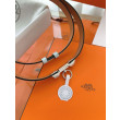 Pari all'originale replica Cintura Hermès Rivale 18 in pelle di vitello Epsom Blu Brume Pari all'originale replica Cintura Hermès Rivale 18 in pelle di vitello Epsom Blu Brume