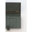Dettagli perfetti Portafoglio lungo Hermès Bearn fatto a mano in pelle di vitello Epsom verde mandorla Dettagli perfetti Portafoglio lungo Hermès Bearn fatto a mano in pelle di vitello Epsom verde mandorla