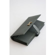Dettagli perfetti Portafoglio lungo Hermès Bearn fatto a mano in pelle di vitello Epsom verde mandorla Dettagli perfetti Portafoglio lungo Hermès Bearn fatto a mano in pelle di vitello Epsom verde mandorla