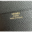 di alta qualità Portafoglio Hermes Bearn ripiegabile fatto a mano Epsom nero di alta qualità Portafoglio Hermes Bearn ripiegabile fatto a mano Epsom nero