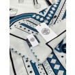 falso Replica Scialle Hermès Grigio Phaeton's Wheels Bandana 140 imitazione Outlet